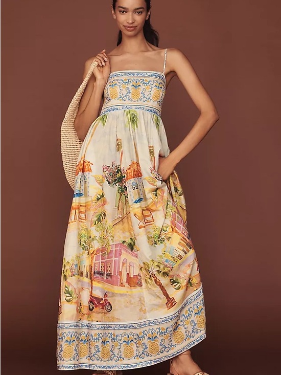 FARM Rio Dresses & Skirts - NWT FARM Rio Multicolor Aracati Maxi Dress Small